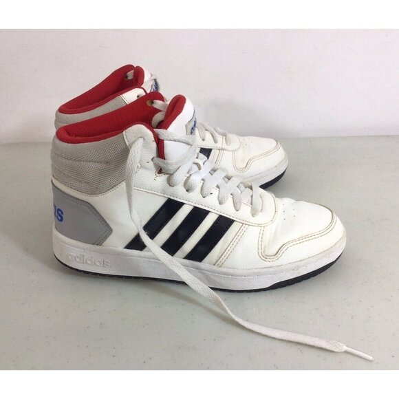 Adidas Hoops High Top White Sneakers Mens 6 main image 7